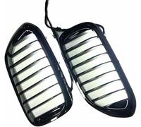 ZVFZGFGR Calandre Avant de Voiture Noir Brillant à Double lamelles, Accessoires de Voiture, calandre de radiateur pour BMW pour 5 7 Series 6GT G30 G32 G11 G12 2017 2018 2019 2020