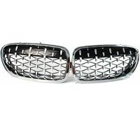 ZVFZGFGR Calandre Avant de Voiture Noir Brillant à Double lamelles, Accessoires de Voiture, calandre de radiateur pour BMW pour 5 Series F10 F11 520i 523i 525i 530i 535i 2010 2011 2012 2013 2014