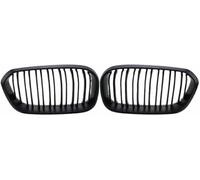 ZVFZGFGR Calandre Avant de Voiture Noir Brillant à Double lamelles, Accessoires de Voiture, calandre de radiateur pour BMW pour 1 Series F20 F21 116i 118i 2015 2016 2017 2018 2019