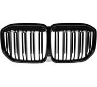 ZVFZGFGR Calandre Avant de Voiture Noir Brillant à Double lamelles, Accessoires de Voiture, calandre de radiateur pour BMW pour X7 G07 2019 2020 2021 2022 2023 2024