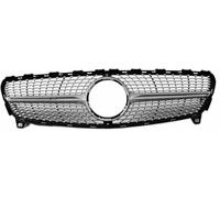 ZVFZGFGR Calandre Avant de Voiture Noir Brillant à Double lamelles, Accessoires de Voiture, calandre de radiateur pour W176 A Series 2016