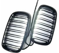 ZVFZGFGR Calandre Avant de Voiture Noir Brillant à Double lamelles, Accessoires de Voiture, calandre de radiateur pour BMW pour 5 7 Series 6GT G30 G32 G11 G12 2017 2018 2019 2020