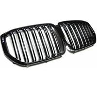ZVFZGFGR Calandre Avant de Voiture Noir Brillant à Double lamelles, Accessoires de Voiture, calandre de radiateur pour BMW pour X5 G05 2019 2020