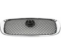 ZVFZGFGR Calandre Avant de Voiture Noir Brillant à Double lamelles, Accessoires de Voiture, calandre de radiateur pour X250 XF XFR XFRS 2008 2009 2010 2011