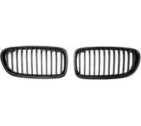 ZVFZGFGR Calandre Avant de Voiture Noir Brillant à Double lamelles, Accessoires de Voiture, calandre de radiateur pour BMW pour 5 Series F11 F10 2010 2011 2012 2013 2014 2015 2016 2017