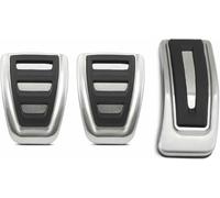 ZVFZGFGR Couvre-pédales de Frein et d'embrayage, Repose-Pieds de pédales d'accélérateur et de Frein de Voiture pour VW Caddy SB 2018 2019 2020 2021 2022 2023 2024 2025