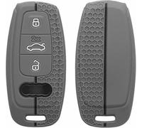 ZVFZGFGR Étui de Protection Souple en Silicone pour clé de Voiture et télécommande pour Audi A6 A7 A8 Q7 Q8 2018 2019 3 Button