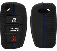 ZVFZGFGR Étui de Protection Souple en Silicone pour clé de Voiture et télécommande pour Audi C5 C6 A1 A3 A4 A5 A6 A7 B6 B7 B8 8P 8V 8L S3 S4 RS4 S6 RS6 Q3 Q5 Q7 TT TTS R8