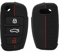 ZVFZGFGR Étui de Protection Souple en Silicone pour clé de Voiture et télécommande pour Audi C5 C6 A1 A3 A4 A5 A6 A7 B6 B7 B8 8P 8V 8L S3 S4 RS4 S6 RS6 Q3 Q5 Q7 TT TTS R8