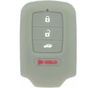 ZVFZGFGR Étui de Protection Souple en Silicone pour clé de Voiture et télécommande pour Honda Accord Civic Pilot CRV CRZ HRV 4 Button