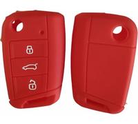 ZVFZGFGR Housse de Protection en Silicone pour clé télécommande pour Golf 7 T-Cross Polo T-Roc pour Skoda Octavia A7 Fabia Leon Rapid Karoq pour Seat Leon Ateca Ibiza Toledo