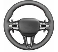 ZVFZGFGR Housse de Volant Cousue Main, en Cuir Microfibre Respirant et antidérapant apte pour Hyundai i20 N Line 2021 2022 2023 2024