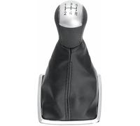 ZVFZGFGR Pommeau de Levier de Vitesse en Cuir pour Voiture pour Focus 2 MK II 2005 2006 2007 2008 2009 2010 2011 5-Speed
