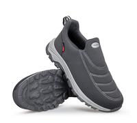 ZVJV Basket sans Lacets Slip on Sneaker Chaussure Personne Agee Extra Large Diabetique Chaussure Adaptées pour Tendinite Hallux Valgus Orthopédique Unisex Homme Femme