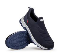 ZVJV Basket sans Lacets Slip on Sneaker Chaussure Personne Agee Extra Large Diabetique Chaussure Adaptées pour Tendinite Hallux Valgus Orthopédique Unisex Homme Femme