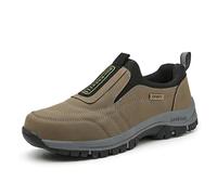 ZVJV Orthopédiques Chaussure Enfile sans se Baisser Baskets de Randonnée en Plein air Confortables Slip on Sneaker sans Lacets