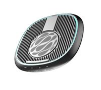 Zvn Zojne Souris de déplacement, lumière respiratoire et minuterie, dispositif secoueur de souris avec 9 lumières LED RVB douces, rechargeable par USB pour ordinateur de bureau, ordinateur portable