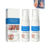Zvoevo Magnesium Herbal Psoriasis Spray, Zvoevo Magnesium Spray, Magnesium Herbs Hautspray, Gentle Moisturizing, Intense hydration to prevent dryness, for All Skin Types (2SET)