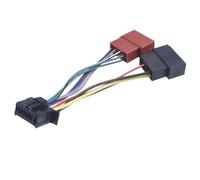 ZVPQU Câble d'autoradio 16 Broches for Pioneer, connecteur ISO (Version 2010 et ultérieure) câble Adaptateur Radio