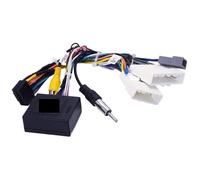 ZVPQU Faisceau de câbles autoradio 16 Broches, boîtier Canbus, for Nissan, Qashqai X-Trail Xtrail 2019, Adaptateur Android câble Adaptateur Radio