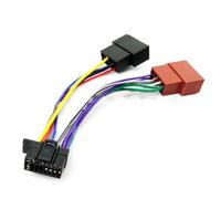 ZVPQU Faisceau de câbles for autoradio 16 Broches ISO, Compatible avec WithSO-NY, for Radio 2013+, connecteur de Faisceau de câbles for Adaptateur Automatique câble Adaptateur Radio