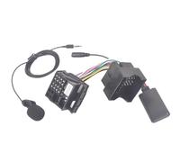 ZVPQU for BMW, for E60 E61 E66 E70 E82 E87 E88 E90 E91 E92 E93 Prise de Faisceau Radio Microphone Mains Libres Bluetooth 5.0 Adaptateur AUX câble Adaptateur Radio