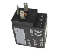 ZVQYSGIW Bobine d'électrovanne EVI9 DC24V DC12V AC110V AC220V EVI9 Ouverture intérieure: 8MM Hauteur: 23.3MM(EVI9 DC12V 2.4W)