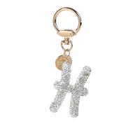 ZVRSUA Porte-Clés Signe du Zodiaque, Porte Clef Femme en Strass Brillant, Porte-Clés Voiture, Porte Clé Personnalisé, Décoration Pendentif Unique, Cadeau pour Femme (Poissons)