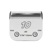 ZVVOEDMR Lame De Rechange for Tondeuse for Animaux De Compagnie 3F, 4F, 5F, 7F, A5, Compatible avec Les Tondeuses Andis, AG, AG2, AGCC, AGC2, MBG(1.5mm-10)