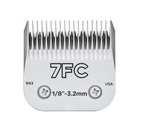 ZVVOEDMR Lame De Rechange for Tondeuse for Animaux De Compagnie 3F, 4F, 5F, 7F, A5, Compatible avec Les Tondeuses Andis, AG, AG2, AGCC, AGC2, MBG(7FC-3.2mm)