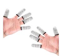 ZwaitL 10 pièces protège-doigts professionnels résistants coupures niveaux d ' ajustement de confort flexibles cinq défenses contre la lame et les outils aiguisés coupent des manchons de protection