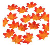 ZwaitL 50 pièces modèles réalistes de Feuilles d ' érable en Tissu et en Plastique pour des Arrangements créatifs et des centres de Table Feuille de Simulation de Tissu en Plastique