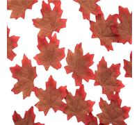 ZwaitL 50 pièces modèles réalistes de Feuilles d ' érable en Tissu et en Plastique pour des Arrangements créatifs et des centres de Table Feuille de Simulation de Tissu en Plastique