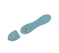 ZwaitL Boucle de sac en polyuréthane - Boutons - Fermoir à moraillon - Boucle de sac à main pour femme, bleu lac, As shown in the picture (error 1-3cm)