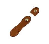 ZwaitL Boucle de sac en polyuréthane - Boutons - Fermoir à moraillon - Boucle de sac à main pour femme, marron, As shown in the picture (error 1-3cm)