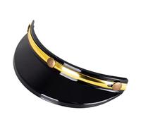 ZwaitL Casque 3/4 à 3 boutons-pression, étui de rechange