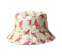 ZwaitL Chapeau bob réversible élégant à Larges Bords Protection Unisexe en Polyester léger pour Voyage randonnée pêche réversible