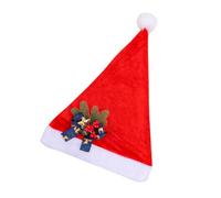 ZwaitL Chapeau de Père Noël Chapeaux avec Nœuds Adultes Femmes Hommes Noël Vacances Santas Clauses Chapeaux pour Nouvel An Fête Décors Noël Vacances