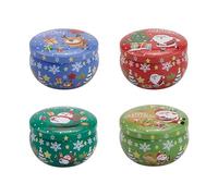 ZwaitL Cires de soja de Noël pour décoration de la maison pour les fêtes de festival, 8 heures, brûlures parfumées, aromathérapies multi-usages