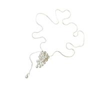 ZwaitL Collier avec pendentif en forme de grappe de raisin en cristal vif - Design réglable - Accessoire élégant pour femme - Collier extensible tendance, taille unique, Comme décrit, Comme décrit.