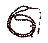 ZwaitL Collier de perles de prière Bodhi naturelles 99 fils - Bijou bouddhiste significatif - Accessoire spirituel - Accessoire culturel - Cadeau, 6 99, Comme décrit, Comme décrit.