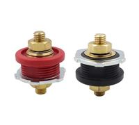 ZwaitL Connecteurs de borne de batterie à installation rapide, aucun outil nécessaire, design résistant à la corrosion et aux intempéries pour connexion rapide du véhicule