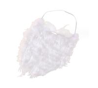 ZwaitL Costume de Père Noël amusant avec barbe de Père Noël Blanc Faux Accessoires de costume pour adultes Costumes pour femmes