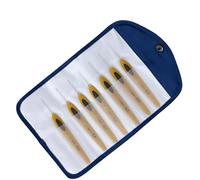 ZwaitL Ensemble d'aiguilles pour amateurs de tricot, plusieurs tailles, design ergonomique, étui portable pour travaux manuels