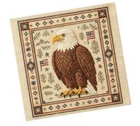 ZwaitL Kit de broderie oiseau débutant avec tissu lavable Guide étape par étape Liens familiaux Loisirs créatifs Ensemble de couture en tissu croix