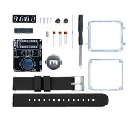 ZwaitL Kit de montres-bracelets LED comprenant des sangles de circuit imprimé, des pièces de soudure créatives pour activités éducatives pour adultes et enfants Ensemble électronique éducatif