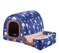 ZwaitL Lit de Grotte pour Chat pour intérieur, de Dessin animé, Lits cachés, Tente pour Chiots, Petits Chiens, Lits de Grotte à antidérapant pour Chats d ' intérieur