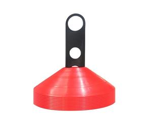 ZwaitL Lot de 10 cônes d'agilité de football avec supports de remplacement pour entraînement de football, basket-ball, sports d'entraînement