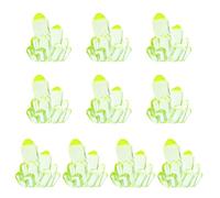 ZwaitL Lot de 10 jolies résines colorées pour aquariums - Décoration lumineuse en forme de poisson