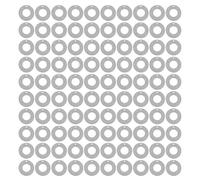 ZwaitL Lot de 100 médailles d'identification gravées pour chien